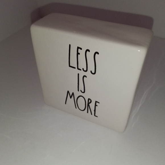 Rae Dunn More or Less / Less is More House Decor Living Room Decor - Picture 5 of 12